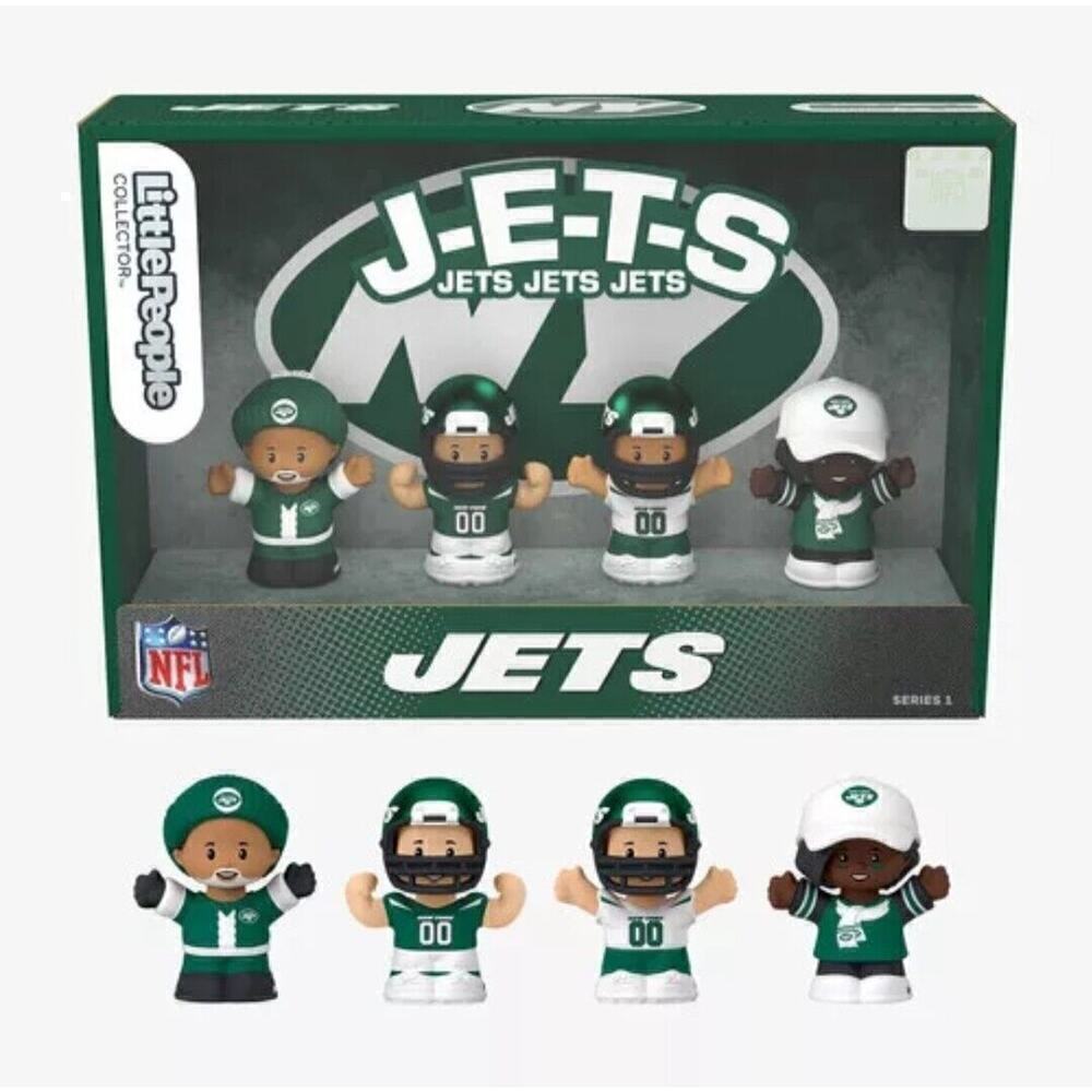 New York Jets Fisher Price Little People Collector NFL - New York Jets 4-Pack